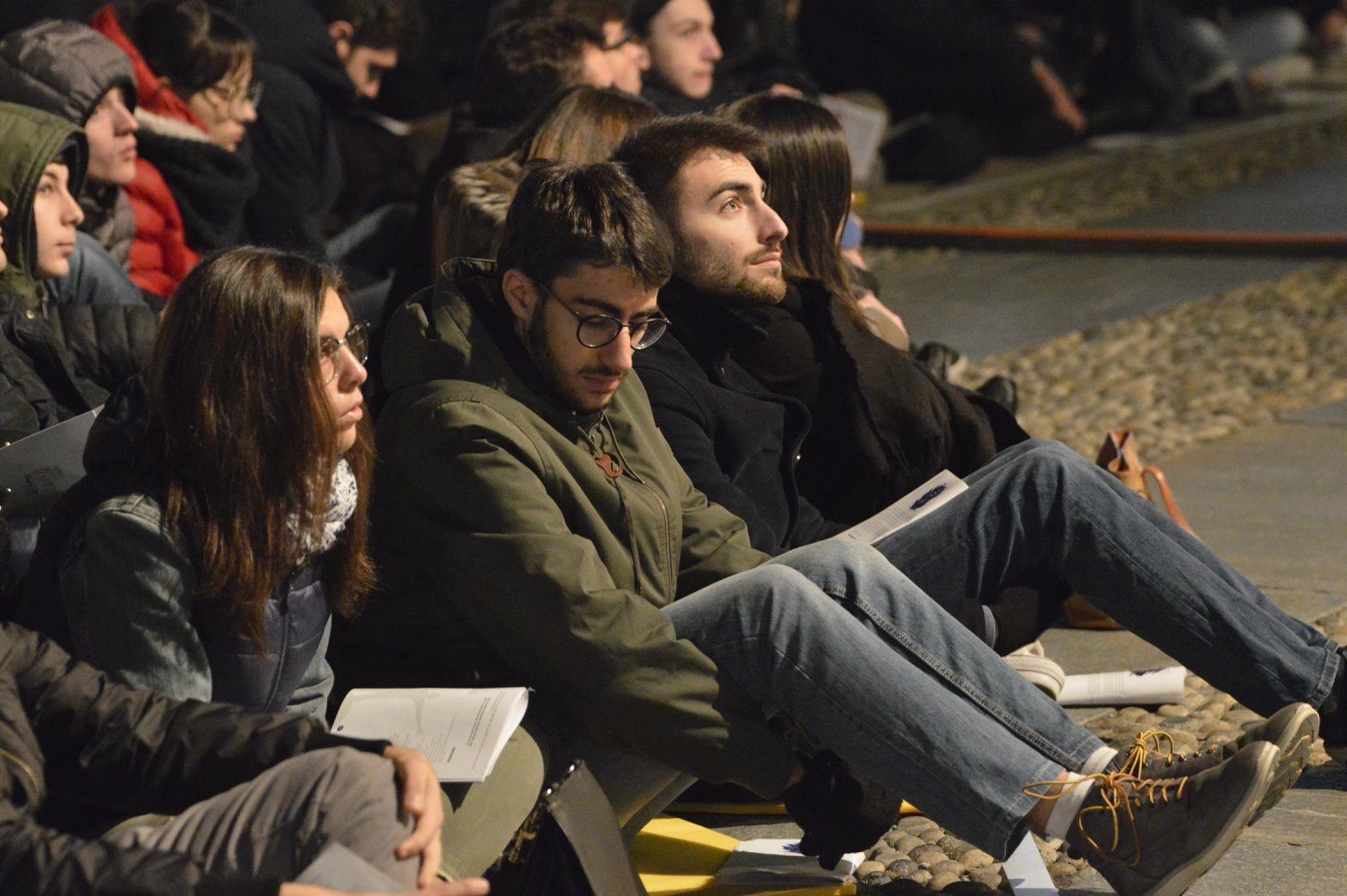 La veglia delle Palme 2018 con i giovani della diocesi e il vescovo Brambilla a Varallo